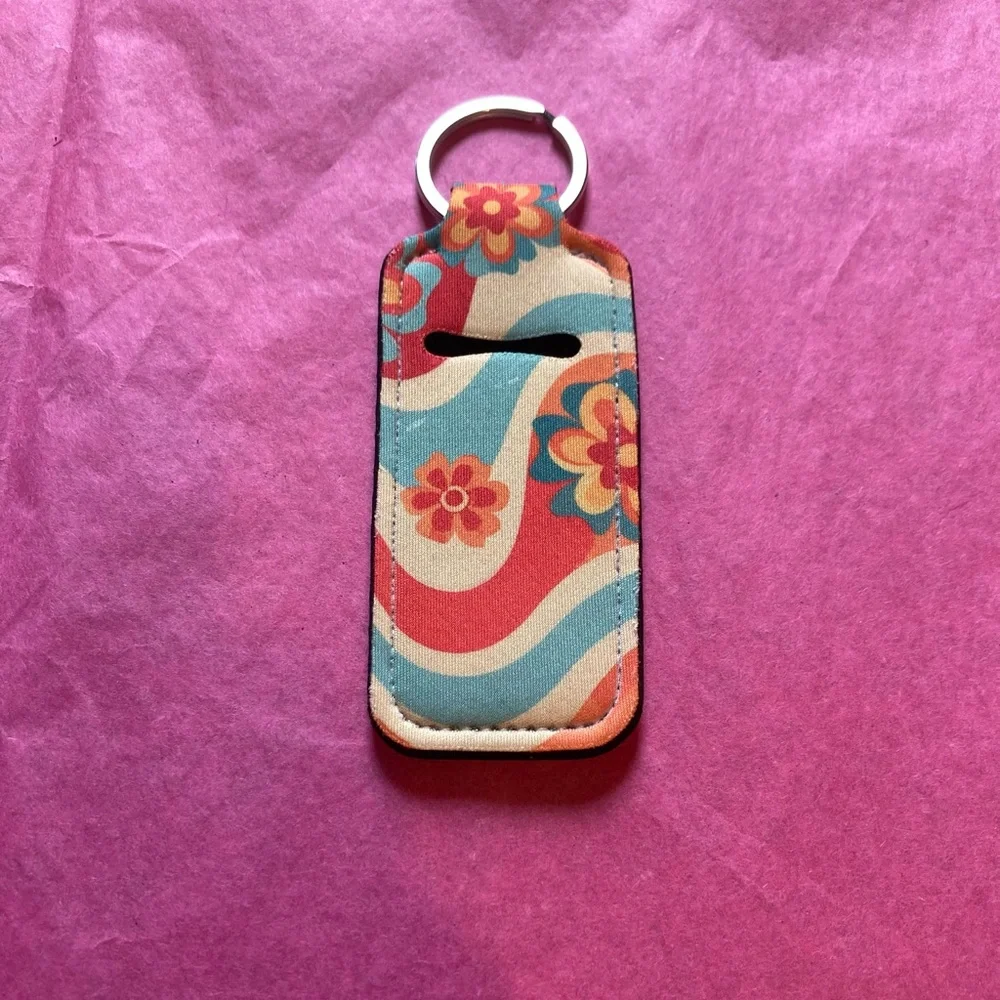 Floral Patterned Keychain Holder - Picture 1 of 2